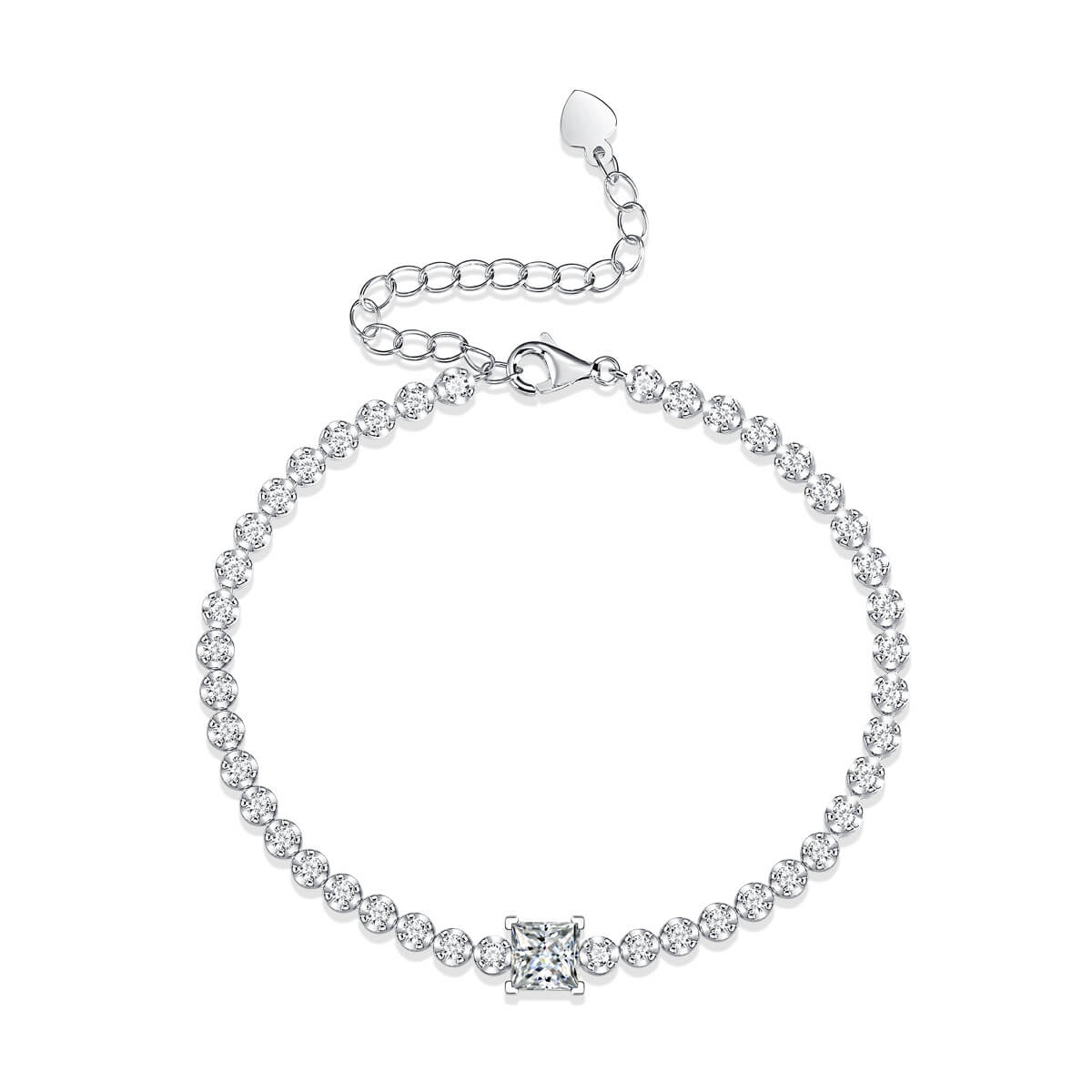 S925 Magic Cube Moissanite Bracelet