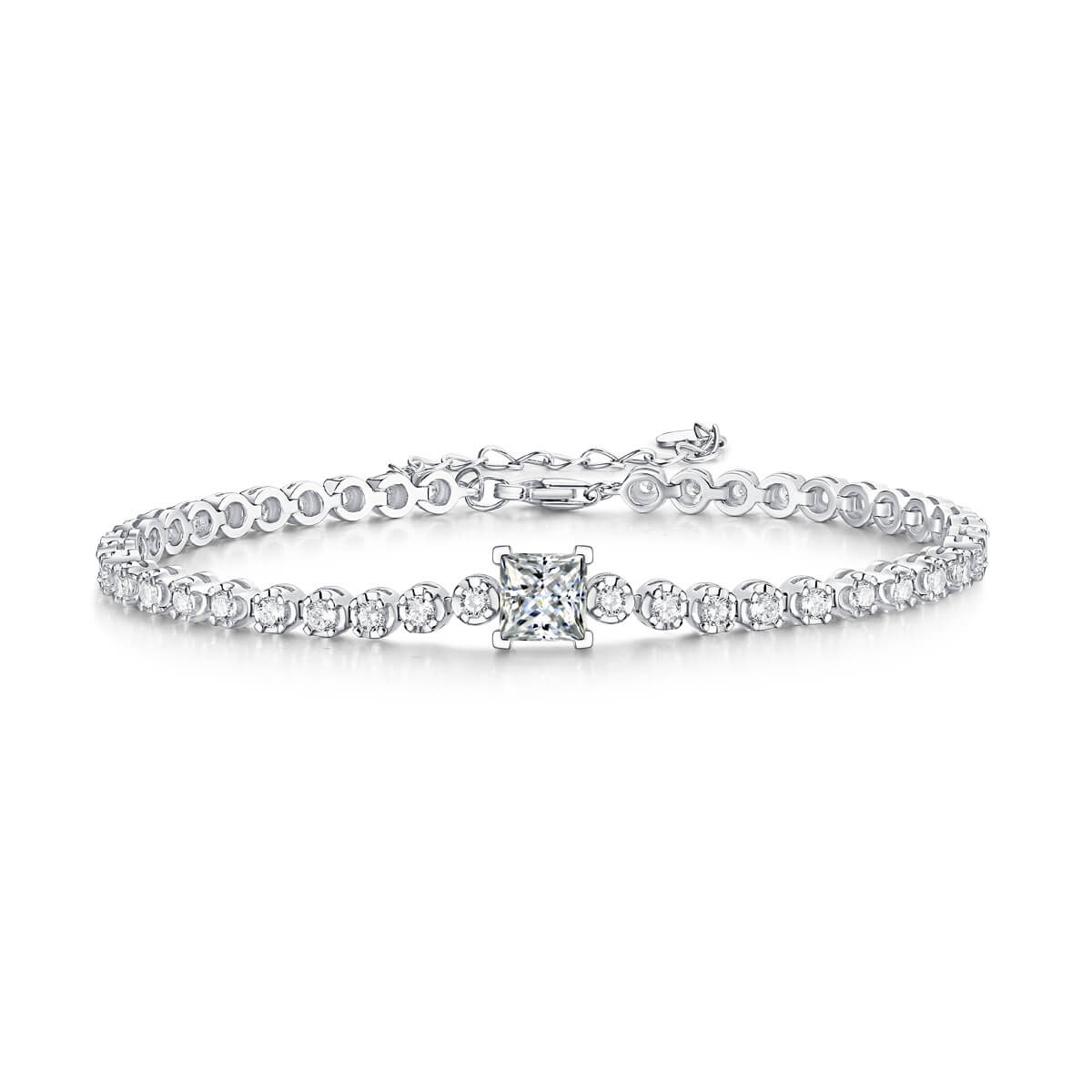 S925 Magic Cube Moissanite Bracelet