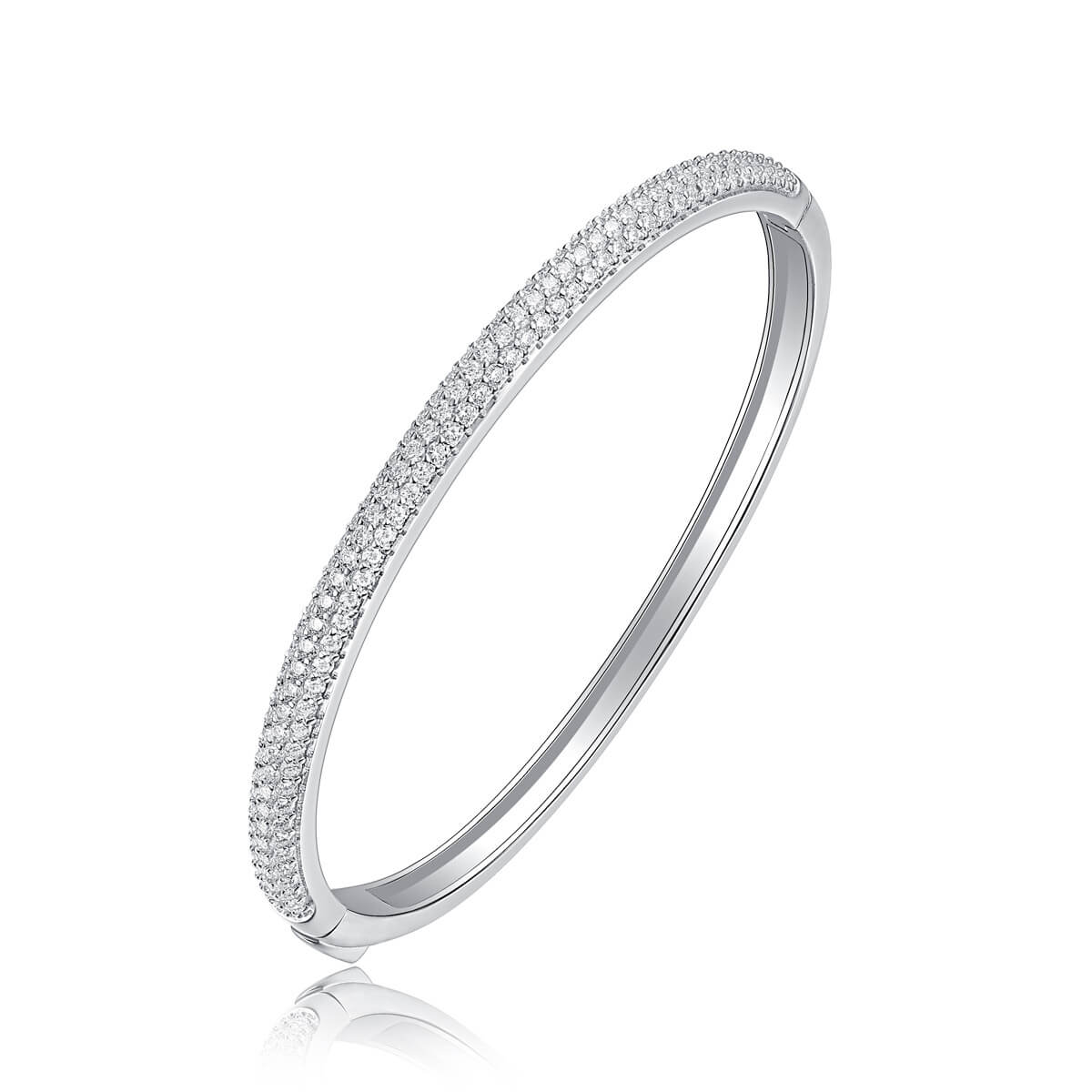 S925 Classic Toroidal Moissanite Bracelet