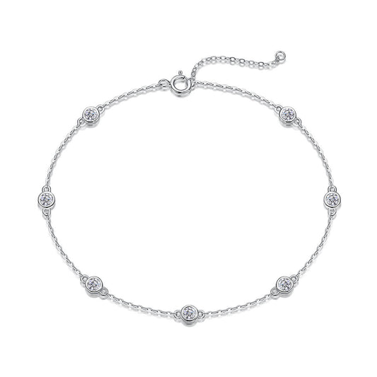 S925 Dancing Bubbles Moissanite Bracelet