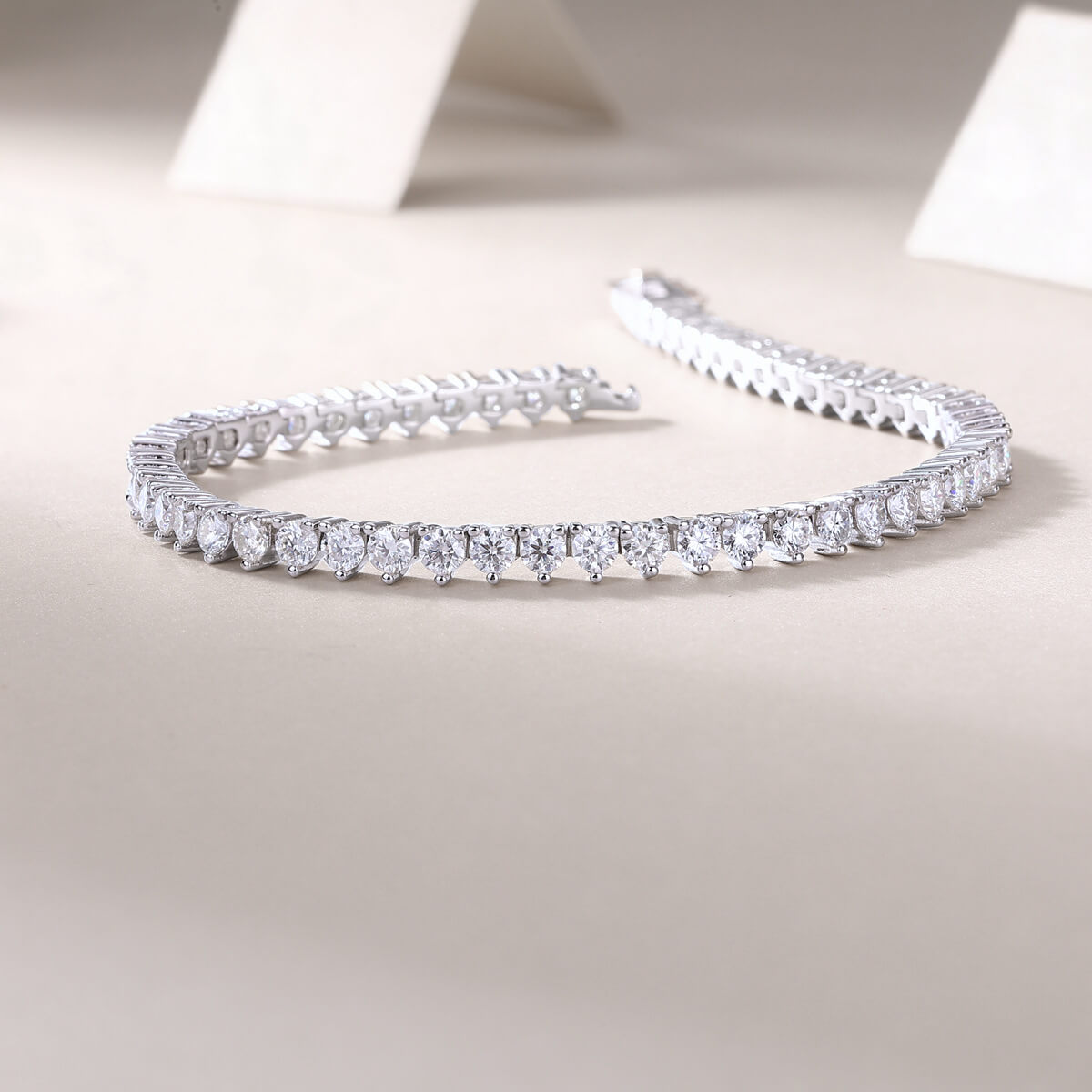 S925 Milestone Moissanite Bracelet