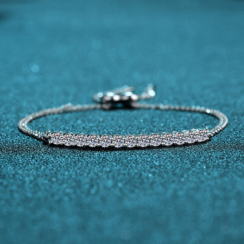 S925 Smile Moissanite Bracelet