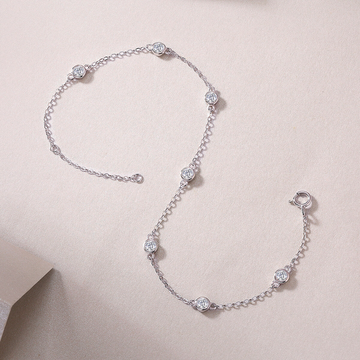 S925 Dancing Bubbles Moissanite Bracelet