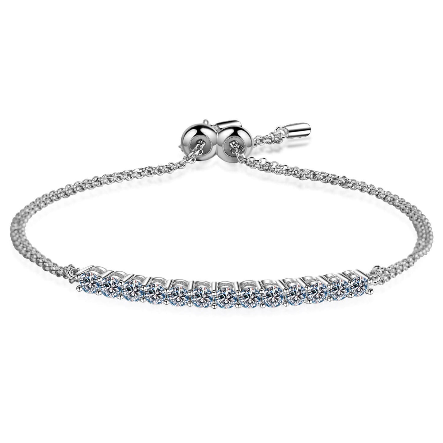 S925 Smile Moissanite Bracelet