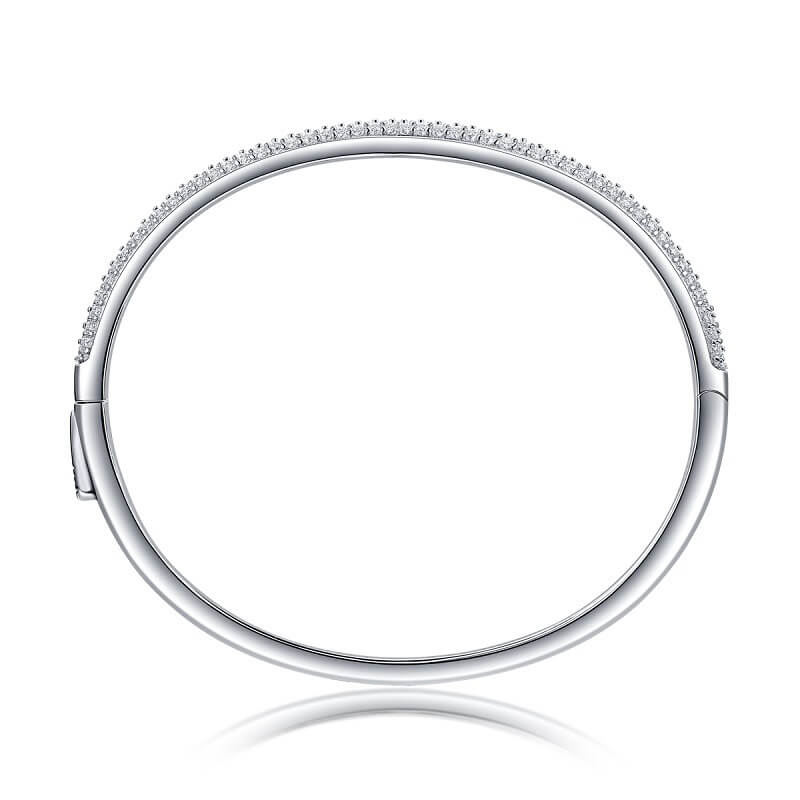 S925 Classic Toroidal Moissanite Bracelet