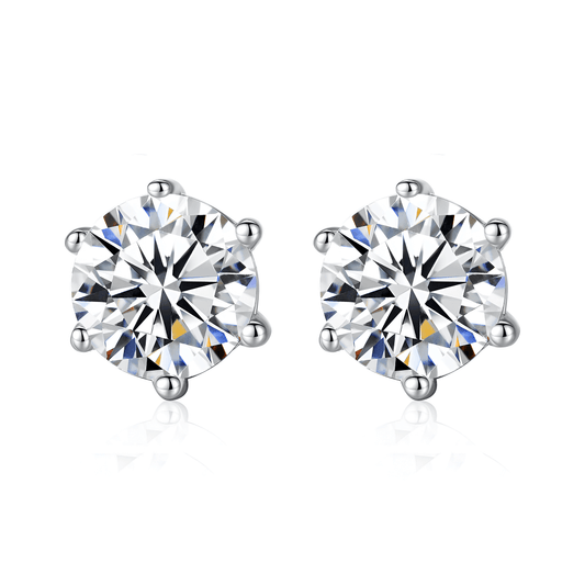 S925 Classic Zircon Earrings